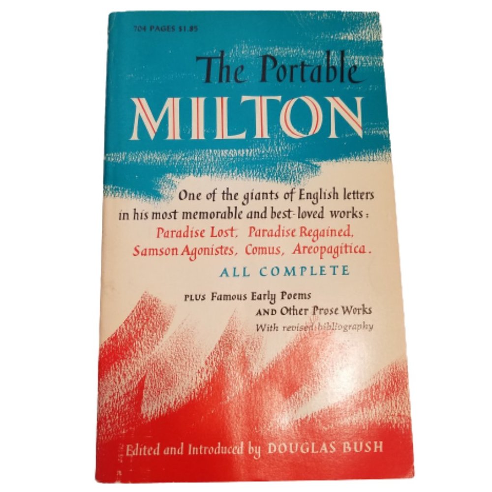 1969 The Portable Milton Vintage Paperback Book